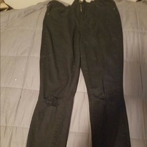 Black ripped pacsun jeans